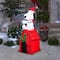 4ft. Airblown® Inflatable Christmas Snoopy on Dog House